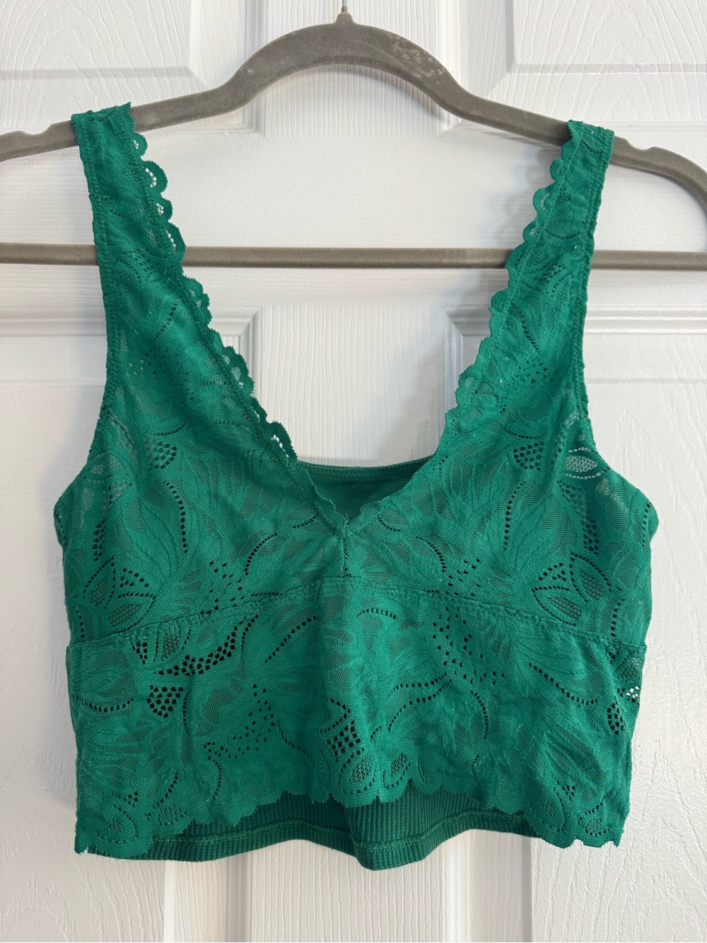 Aerie Emerald Green Bralette Size S/P